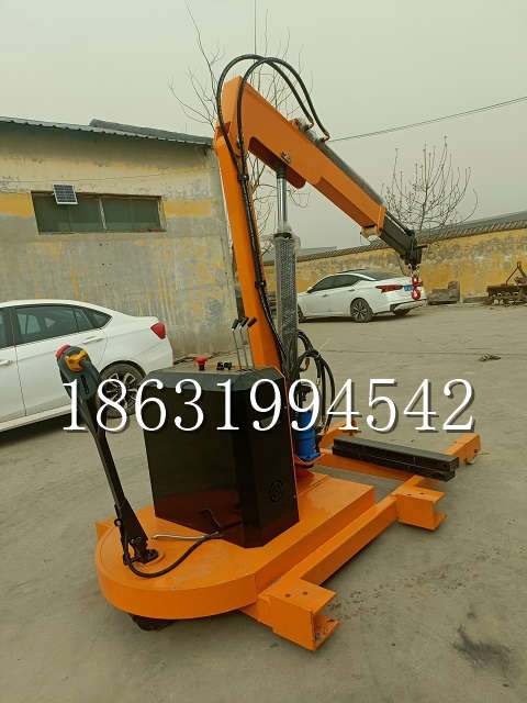 邢台市自卸车厢随车吊 自制轮式四不像起重机 四驱平板吊 5吨 贵盛